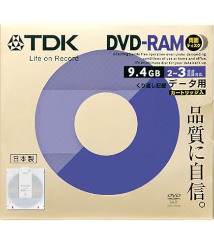 Amazon.co.jp: パナソニック DVD-RAM 3倍速 メディア 3枚組